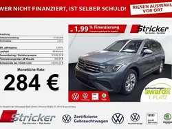 Grau (platinum grey metallic) Gebraucht 2024 VW Tiguan Allspace Life SUV | 33.950 € (Superpreis)