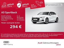 Weiß Gebraucht 2025 Audi A3 Sportback Advanced Plus Limousine | 34.390 € (Fairer Preis)