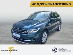Blau Gebraucht 2021 VW Tiguan Elegance SUV | 27.280 € (Guter Preis)