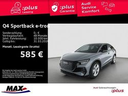 Grau Gebraucht 2025 Audi Q4 Sportback e-tron S-Line SUV | 58.879 € (Teuer)