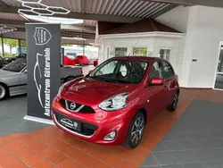 Rot Gebraucht 2015 Nissan Micra Acenta Kleinwagen | 6.999 € (Teuer)