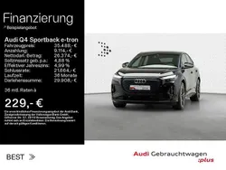 Mythosschwarz metallic Gebraucht 2022 Audi Q4 Sportback e-tron S-Line SUV | 35.488 € (Guter Preis)