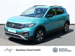 Markenatürkis metallic Gebraucht 2020 VW T-Cross Style SUV | 18.990 € (Guter Preis)