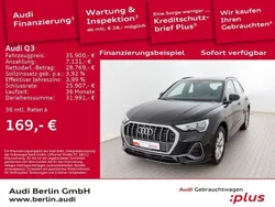Mythosschwarz metallic Gebraucht 2024 Audi Q3 S-Line SUV | 35.900 € (Superpreis)