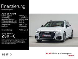 Gletscherweiß metallic Gebraucht 2024 Audi S6 Sport Kombi | 69.499 € (Fairer Preis)