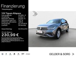 Platinum grey metallic Gebraucht 2024 VW Tiguan Allspace Life SUV | 32.990 € (Superpreis)