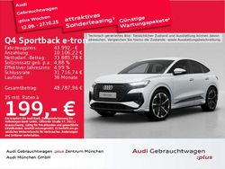 Gletscherweiß metallic Gebraucht 2023 Audi Q4 e-tron S-Line SUV | 43.992 € (Teuer)