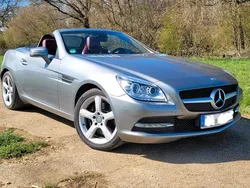 Silber Gebraucht 2013 Mercedes SLK250 Cabrio | 16.600 € (Superpreis)