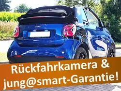 Blau Gebraucht 2021 Smart ForTwo Electric Drive Exclusive Cabrio | 11.979 € (Guter Preis)