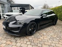 Schwarz Gebraucht 2022 Porsche Taycan Sport Turismo Limousine | 65.299 € (Fairer Preis)