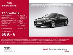 Mythosschwarz metallic Gebraucht 2022 Audi A7 S-Line Limousine | 44.490 € (Guter Preis)