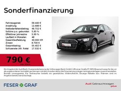 Brillantschwarz Gebraucht 2023 Audi A8 Ambiente Limousine | 58.440 € (Superpreis)