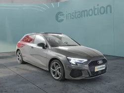 Grau Gebraucht 2024 Audi A3 Sportback S-Line Limousine | 38.230 € (Fairer Preis)