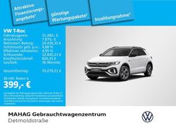 Pure white/schwarz Gebraucht 2025 VW T-Roc R-line SUV | 31.480 € (Guter Preis)