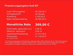 Gruen Gebraucht 2024 Audi A5 Sportback S-Line Limousine | 46.350 € (Etwas zu teuer)