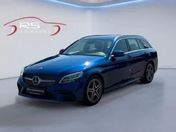 Blau Gebraucht 2019 Mercedes C220 AMG line Kombi | 23.980 € (Fairer Preis)