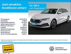 Weiss / moonweiß perleffekt Gebraucht 2021 Skoda Octavia First Edition Kombi | 20.212 € (Fairer Preis)
