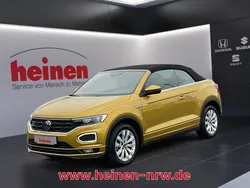 Gelb Gebraucht 2020 VW T-Roc Cabriolet R-line Cabrio | 25.399 € (Fairer Preis)