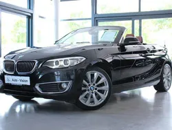 Schwarz Gebraucht 2016 BMW 218 Luxury Line Cabrio | 14.290 € (Guter Preis)