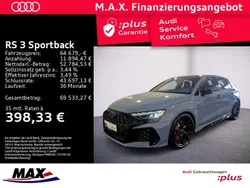 Kemoragrau metallic Gebraucht 2024 Audi RS3 Sportback Ambiente Kleinwagen | 64.679 € (Teuer)