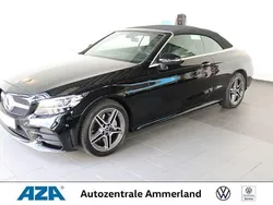 Schwarz Gebraucht 2020 Mercedes C180 AMG line Cabrio | 30.329 € (Guter Preis)