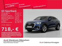 Navarrablau metallic Gebraucht 2023 Audi Q3 S-Line SUV | 38.882 € (Guter Preis)