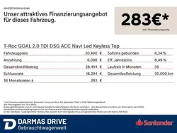 Rot Gebraucht 2024 VW T-Roc Goal SUV | 31.990 € (Fairer Preis)