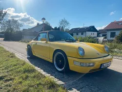 Gelb Gebraucht 1990 Porsche 911 Carrera Cabriolet Cabrio | 79.000 €