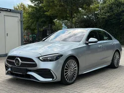 Silber Gebraucht 2022 Mercedes C200 AMG line Limousine | 40.499 € (Teuer)