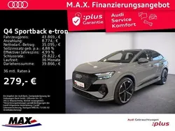 Kieselgrau Gebraucht 2022 Audi Q4 Sportback e-tron S-Line SUV | 43.869 € (Fairer Preis)