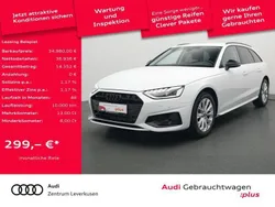 Gletscherweiß metallic Gebraucht 2024 Audi A4 Advanced Plus Kombi | 34.980 € (Guter Preis)