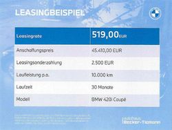 Bmw individual dravitgrau Gebraucht 2025 BMW 420 Comfort Edition Coupé | 45.410 € (Superpreis)