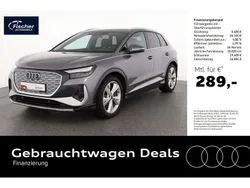 Grau Gebraucht 2022 Audi Q4 e-tron S-Line SUV | 32.980 € (Guter Preis)