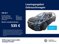 Aquamarinblau metallic/schwarz Gebraucht 2024 VW ID.7 GTX Limousine | 52.830 € (Fairer Preis)