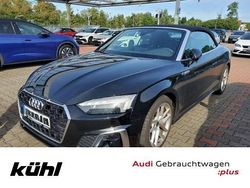 Mythosschwarz metallic Gebraucht 2021 Audi A5 Cabriolet S-Line Cabrio | 36.500 € (Fairer Preis)