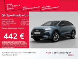 Geysirblau metallic Gebraucht 2024 Audi Q4 e-tron S-Line SUV | 50.292 € (Superpreis)