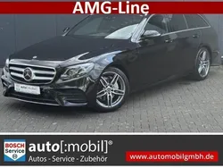Schwarz Gebraucht 2018 Mercedes E220 AMG line Kombi | 27.980 € (Superpreis)