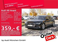 Brillantschwarz Gebraucht 2023 Audi A6 Sport Kombi | 30.478 € (Superpreis)
