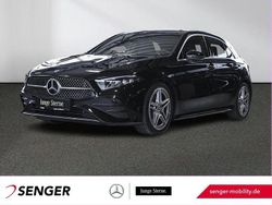 Lack kosmosschwarz Gebraucht 2024 Mercedes A200 AMG Limousine | 32.970 € (Fairer Preis)