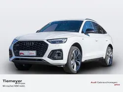 Gletscherweiß metallic Gebraucht 2024 Audi Q5 Sportback S-Line SUV | 57.280 € (Etwas zu teuer)