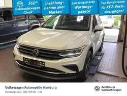 0q pure white Gebraucht 2021 VW Tiguan Life SUV | 30.777 € (Superpreis)