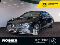 Schwarz / kosmosschwarz (metallic) Gebraucht 2023 Mercedes CLA200 AMG Coupé | 38.156 € (Etwas zu teuer)