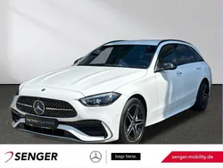 Weiß Gebraucht 2024 Mercedes C300e AMG line Limousine | 48.490 € (Fairer Preis)