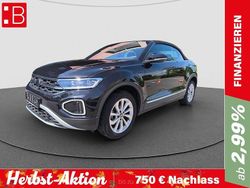 Schwarz Gebraucht 2024 VW T-Roc Cabriolet Style Cabrio | 25.490 € (Superpreis)