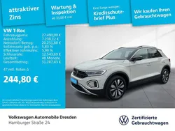 Ascotgrau schwarz Gebraucht 2024 VW T-Roc Move SUV | 27.490 € (Guter Preis)
