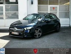 Schwarz (nachtschwarz) Gebraucht 2021 Mercedes A180 AMG line Limousine | 25.990 € (Fairer Preis)