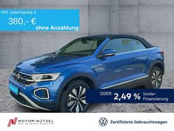 Blau Gebraucht 2024 VW T-Roc Cabriolet Cabrio | 31.490 € (Guter Preis)