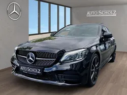 Schwarz Gebraucht 2018 Mercedes C220 AMG Kombi | 27.443 € (Teuer)