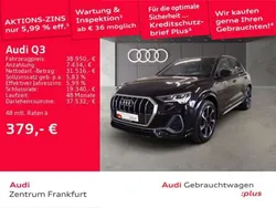 Mythosschwarz metallic Gebraucht 2023 Audi Q3 S-Line SUV | 38.950 € (Guter Preis)