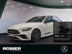 Weiss / polarweiß Gebraucht 2025 Mercedes C300e AMG line Kombi | 54.900 € (Teuer)